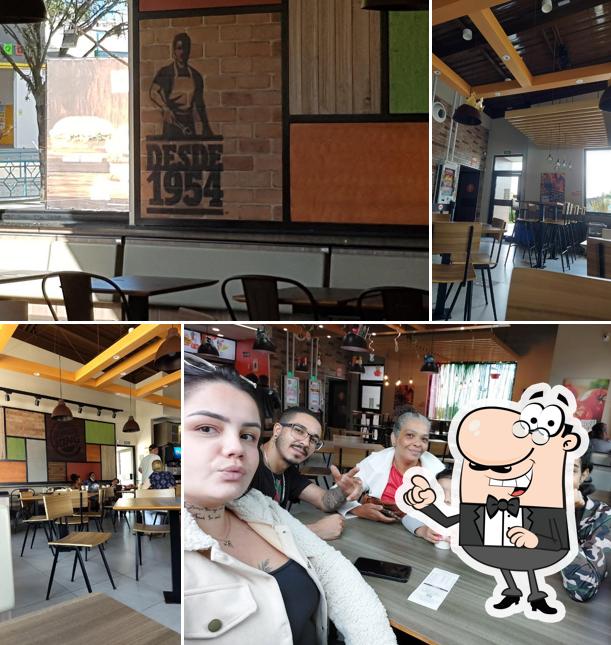 O interior do Burger King