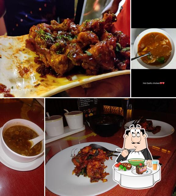 Hot and sour soup at Dragon Inn