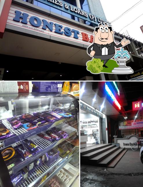 Take a look at the image showing exterior and food at Honest Bakery