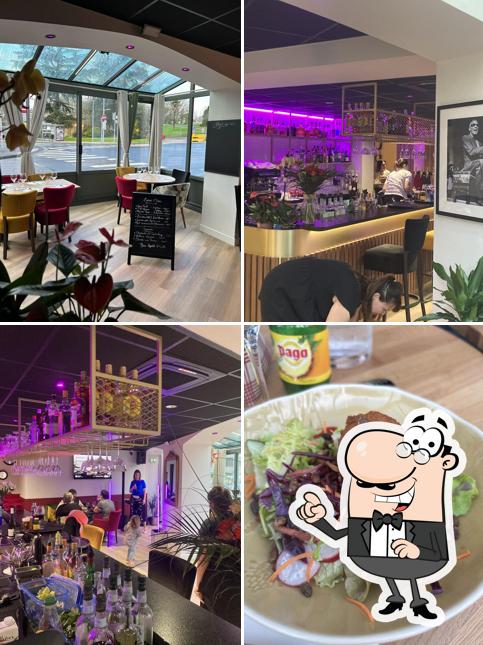 Installez-vous à l'une des tables de Restaurant Le 124