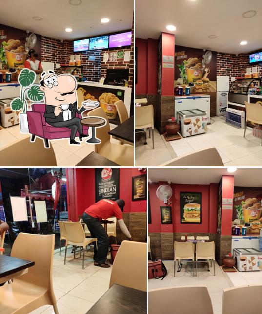 The interior of Meat and Eat - Dindigul
