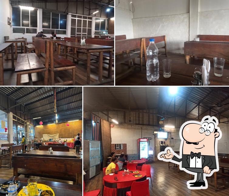 The interior of Kesar dhaba & family restaurant