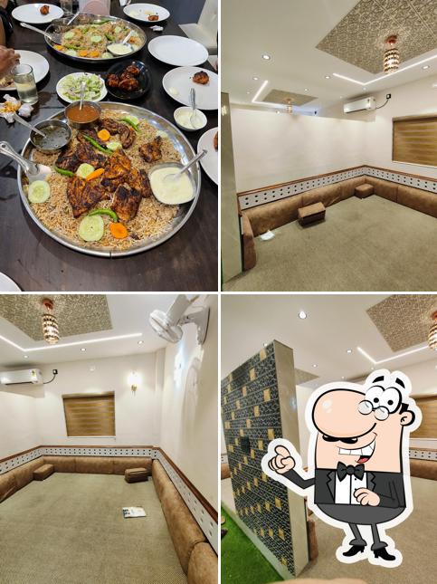 The interior of Kuzhi Mandi Restaurant