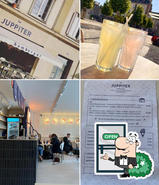L'extérieur de Juppĭter Hamburger