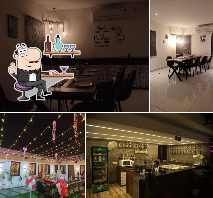 Take a seat at one of the tables at CKP DARBAR