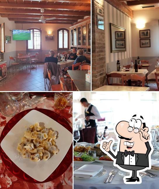 Gli interni di Trattoria Osteria Breda