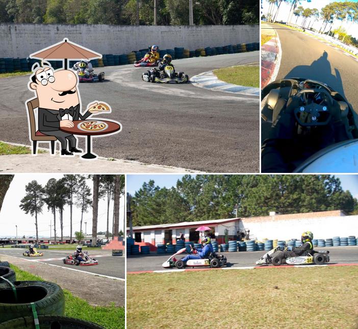o exterior é uma característica importante do Kartódromo Kart Park