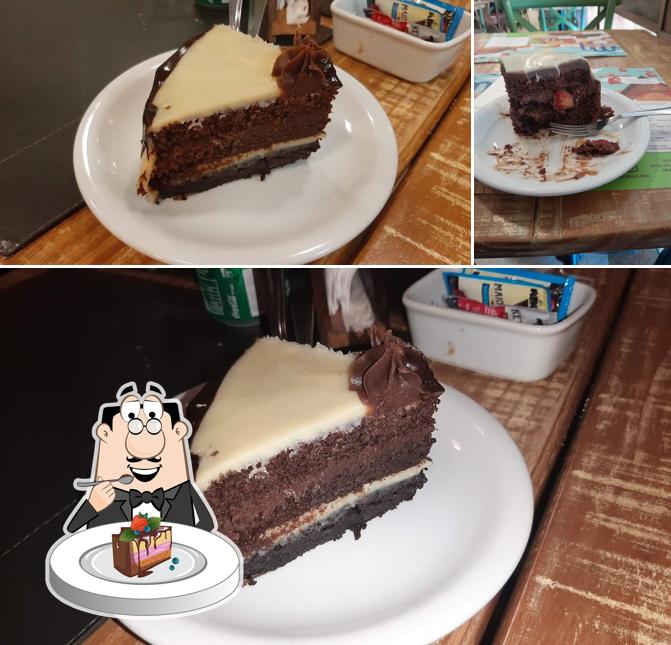 Bolo de chocolate em Alemã