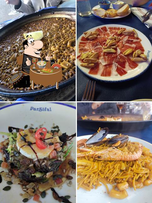 Platos en Restaurante Parsifal