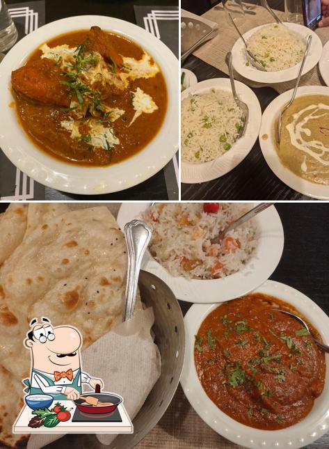Chicken curry at Zaffran restaurant