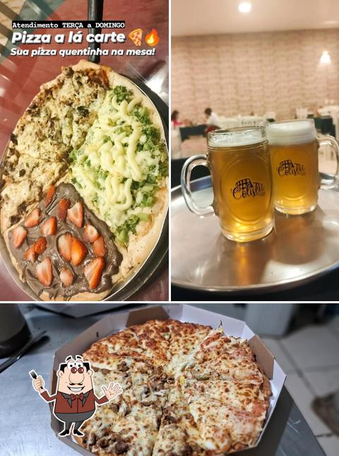 Platos en Coliseu Pizzaria/Encantado