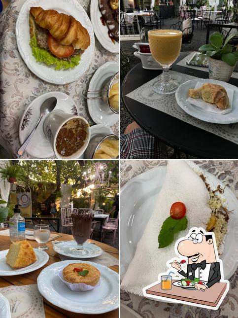 Comida em Café Jardim Orquídeas