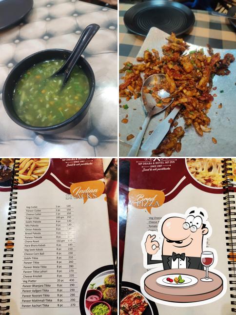 Food at M P Dhaba - Veg Dhaba in Raipur Rooms Available 24*7 Birthday Party Hotel In Tatibandh