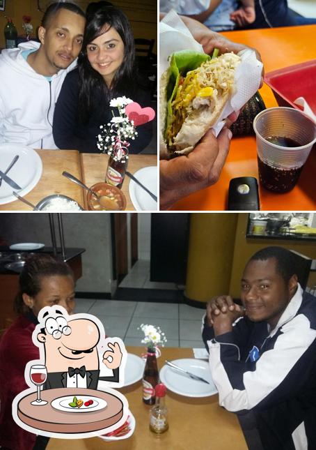 Comida em Hango Burger da Praça