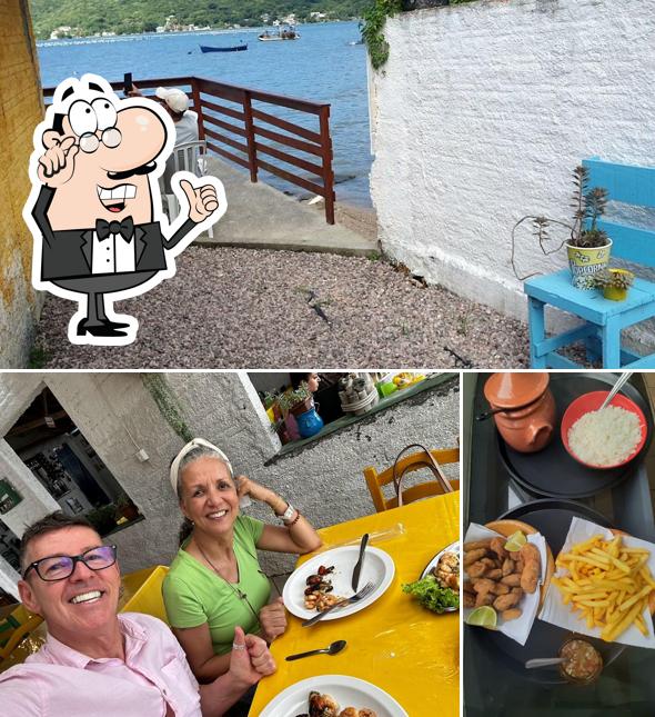 Confira a foto ilustrando interior e comida no Rancho do Paizinho Bar e Restaurante