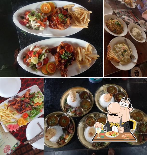 Food at Little Buddha Restaurant