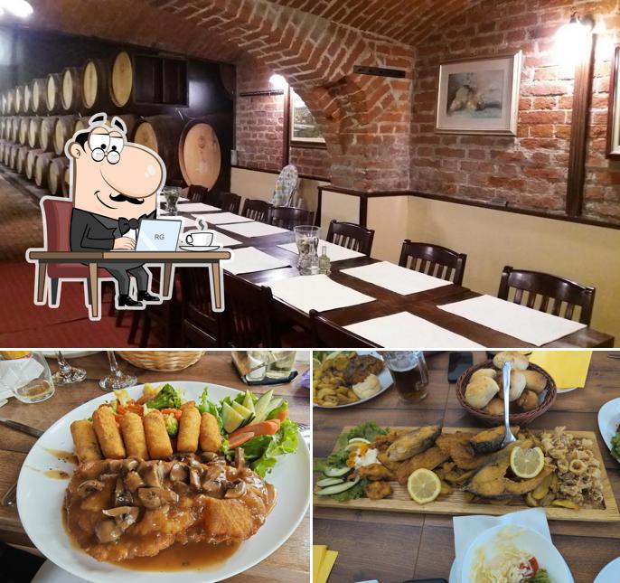 Gli interni di The Bricks restaurant