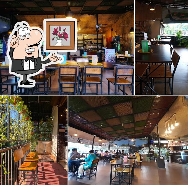 The interior of BaBa's Cafe - Roof Top Restaurant