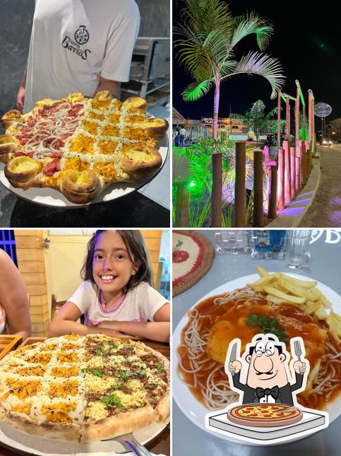 No Pizzaria Barros, você pode provar pizza