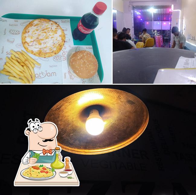 This is the photo depicting food and interior at Pizzaino