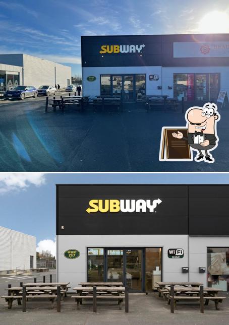 L'extérieur de Subway