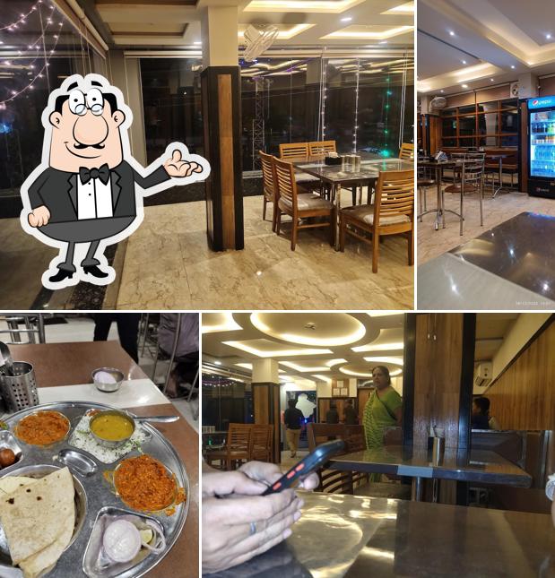 The interior of Darshan Restaurant