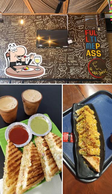 The image of food and blackboard at The Chai Square Vijay Nagar