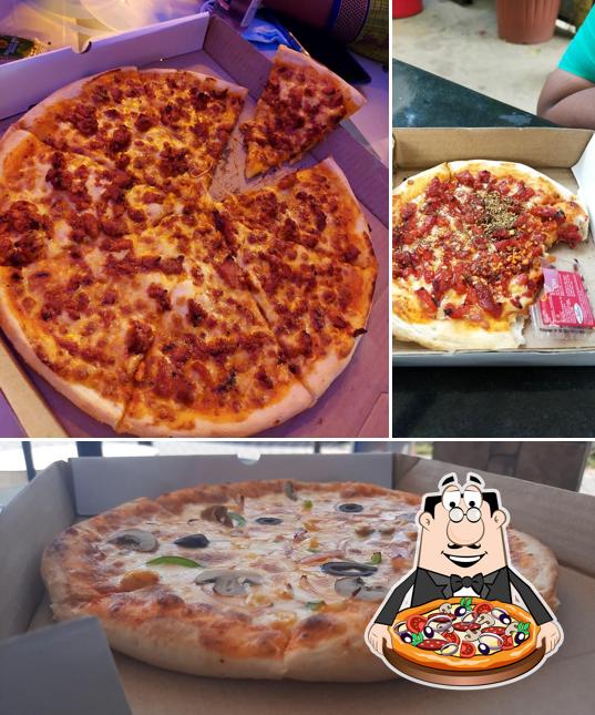 At Samy's Pizzeria, you can get pizza