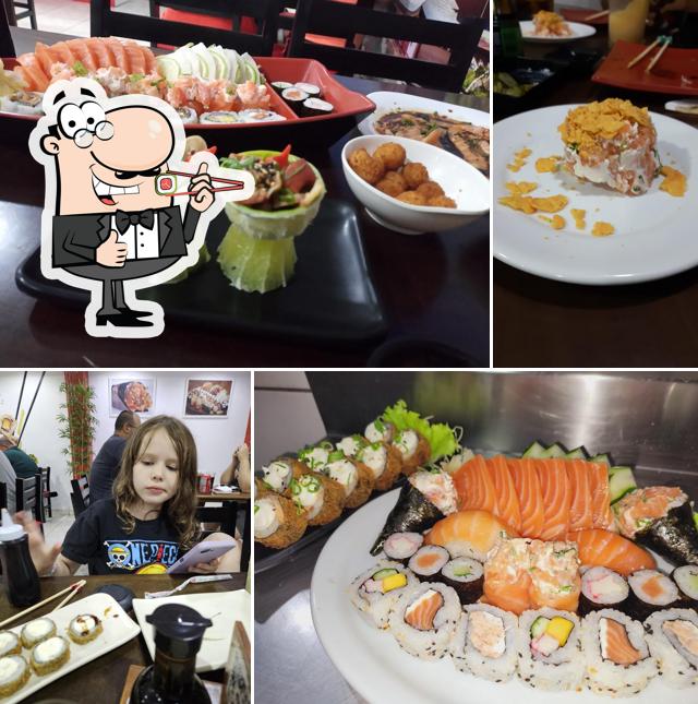 Presenteie-se com sushi no Hotaru Sushi