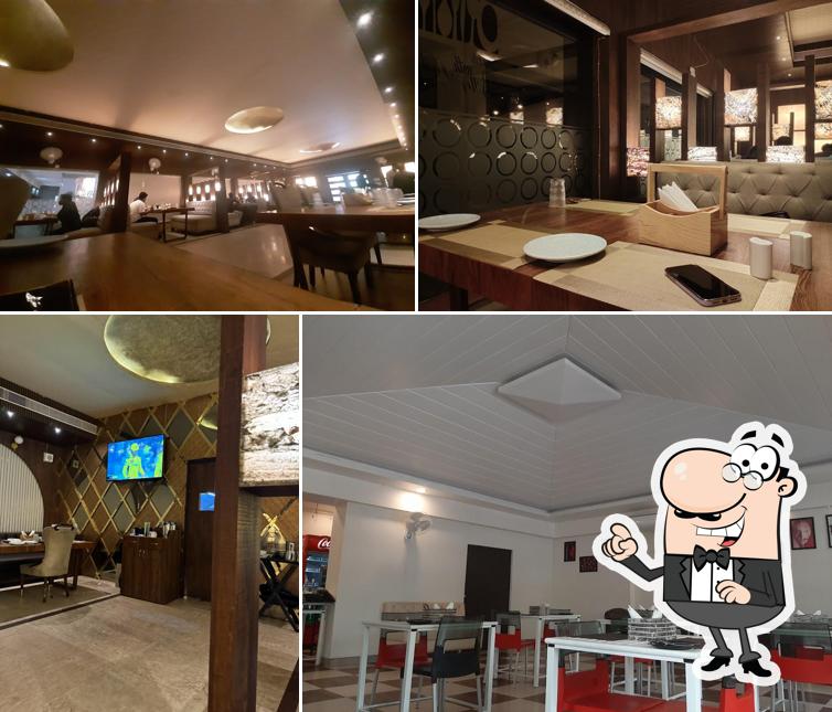 The interior of Leela Multicuisine Restaurant & Banquet Hall