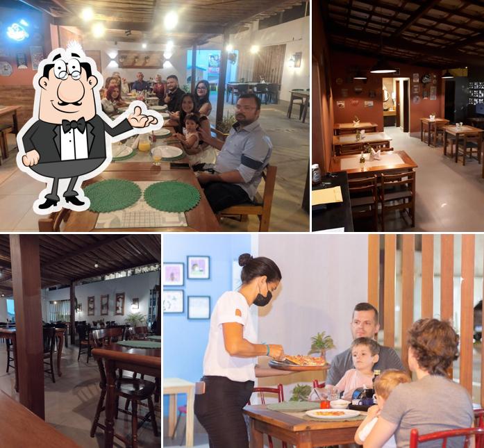 Veja imagens do interior do Locatelli Pizzaria