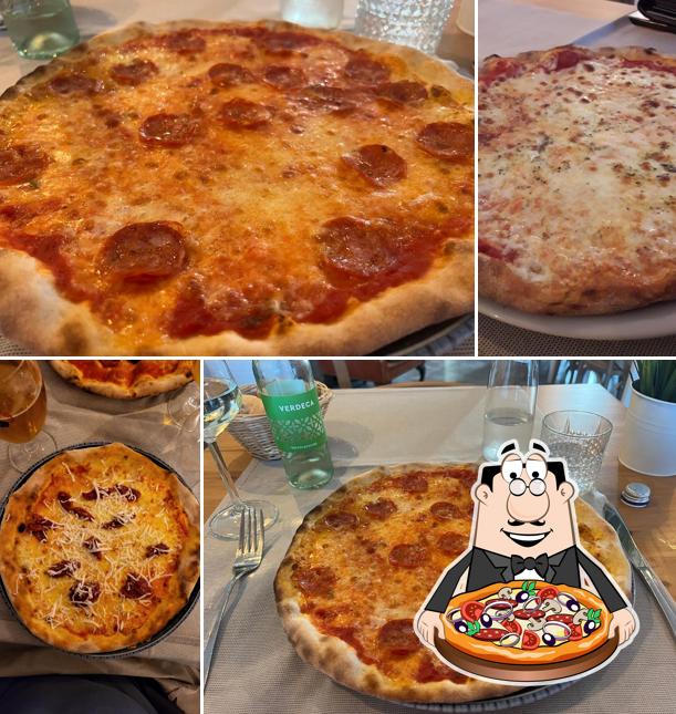 A Ristorante Pizzeria Alberobello, puoi ordinare una bella pizza