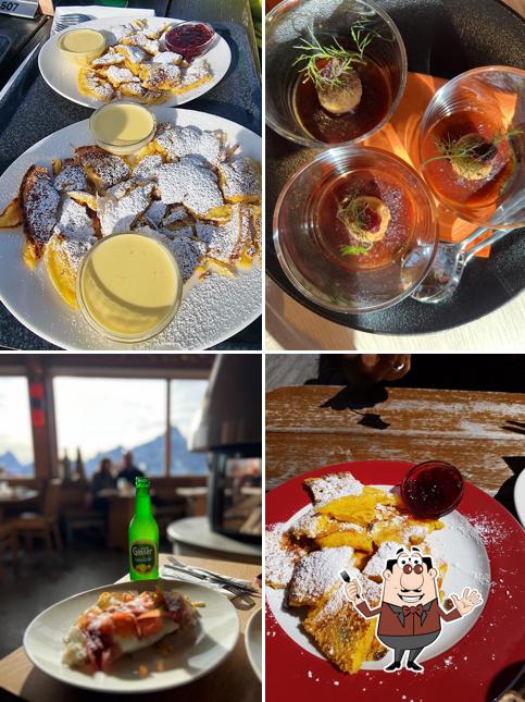 Kaiserschmarrn al Ristorante a monte Mont Elmo - Bergrestaurant Helm