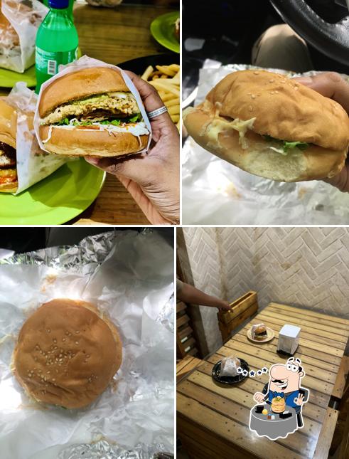 Food at Burger hub