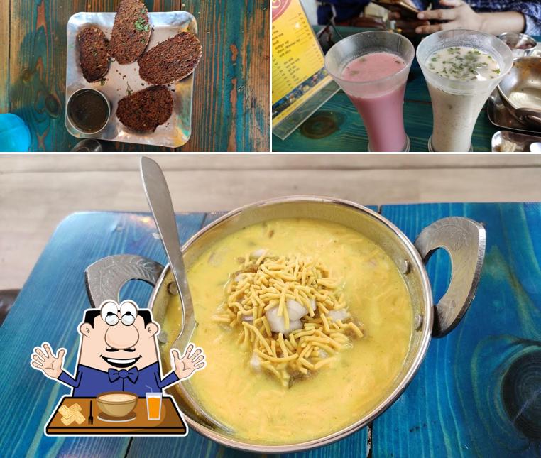 Clam chowder at Bhagare Misal
