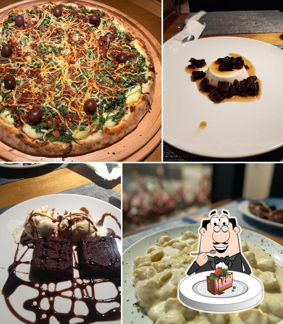 Bolo de chocolate em Blend Alphaville Restaurante e Pizza Bar