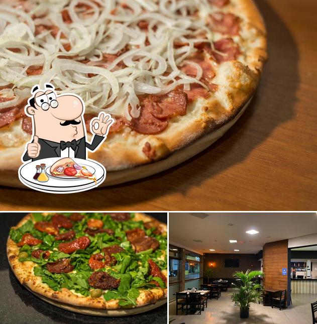 Experimente pizza no Pizzaria Luna