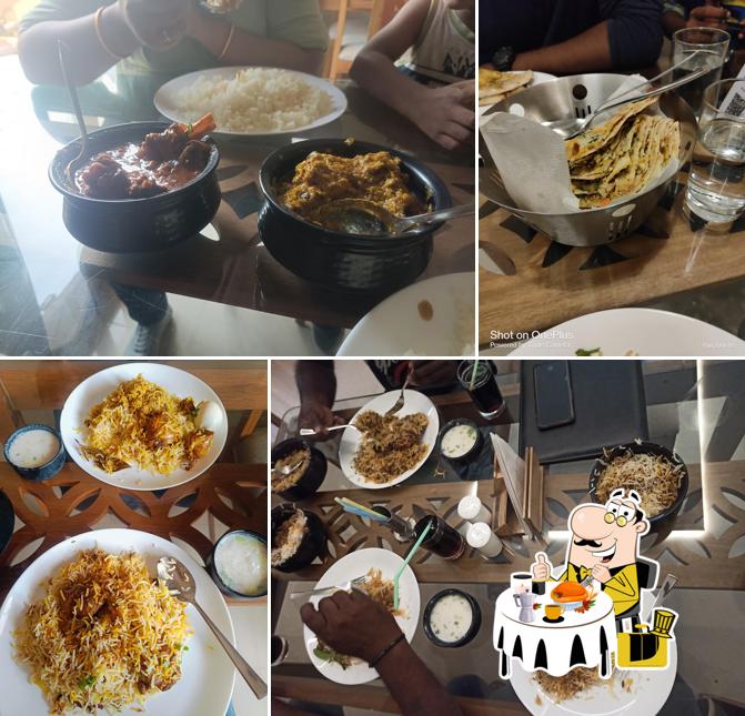 Meals at Biryani cafe