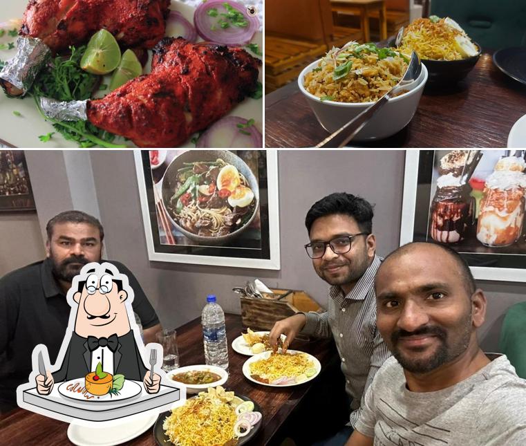Biryani at Hyderabadi Dum biryani
