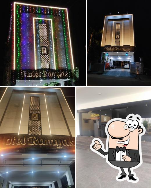 Check out how Theni Hotel Ramyas looks outside