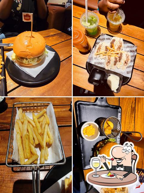 Pulled pork sandwich at Burger Lounge, Muvattupuzha