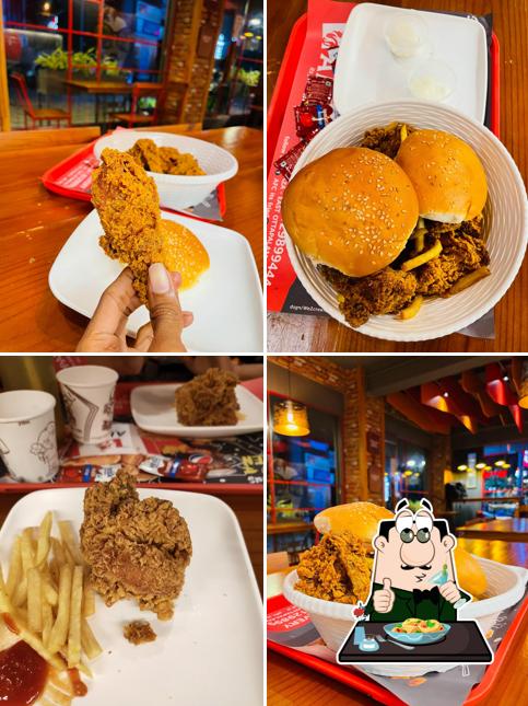 Pulled pork sandwich at AFC its FRIED