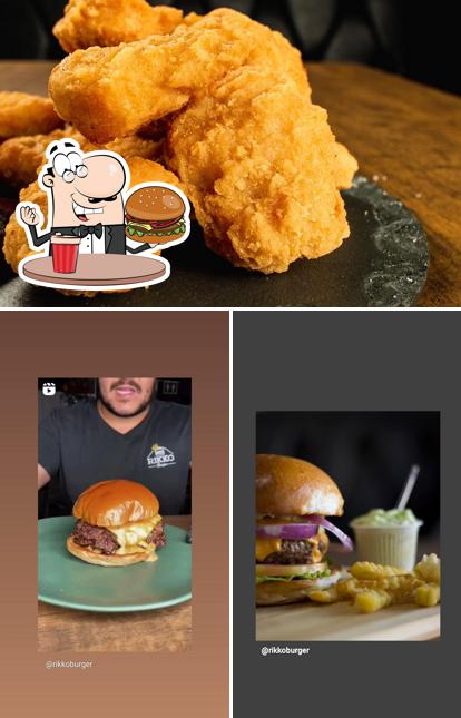 Delicie-se com um hambúrguer no Rikko Burger