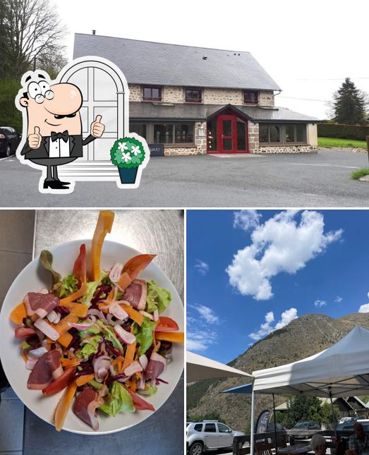 La extérieur et boisson du restaurant