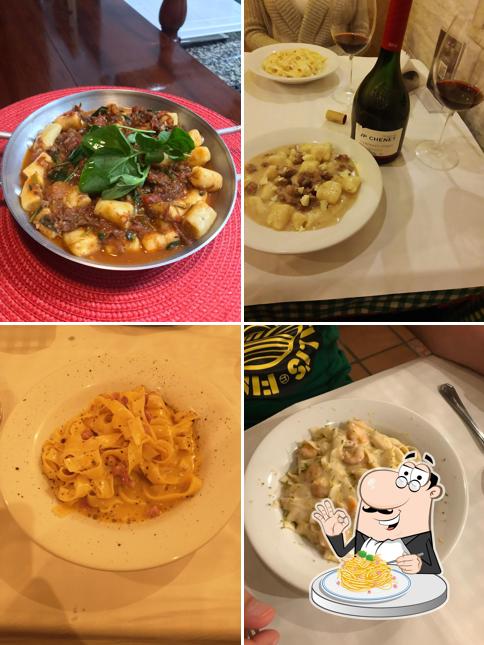 Espaguete carbonara em Nonna Tiva Bistrô