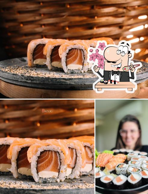 Experimente diversas opções de sushi