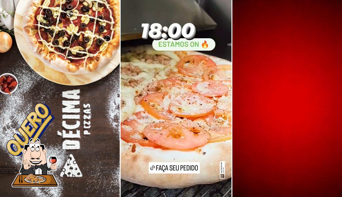 No Décima Pizzas - Santa Marta, você pode provar pizza