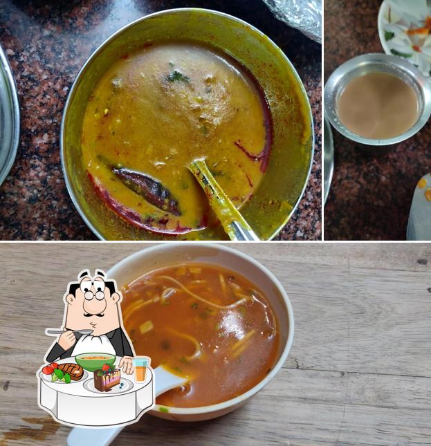 Hot and sour soup at Purohit Restaurant