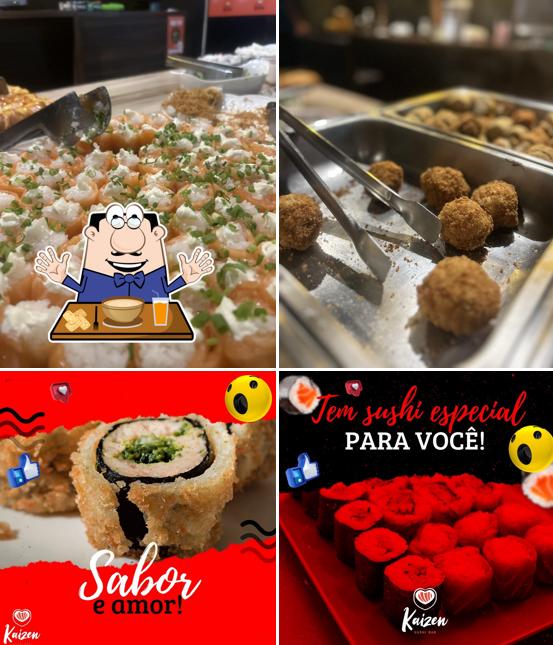 Platos en Kaizen Sushi Lages