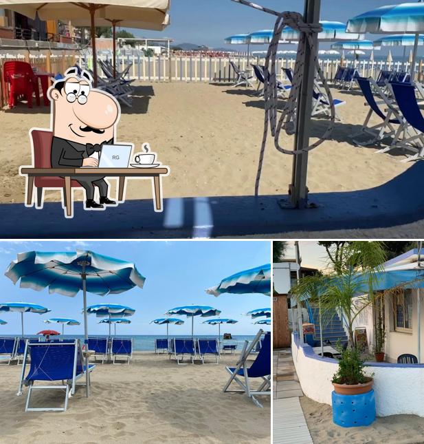 Dai un'occhiata agli interni di Amerigo Beach Stabilimento Balneare
